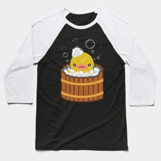 Duck bubble bath time Baseball T-Shirt